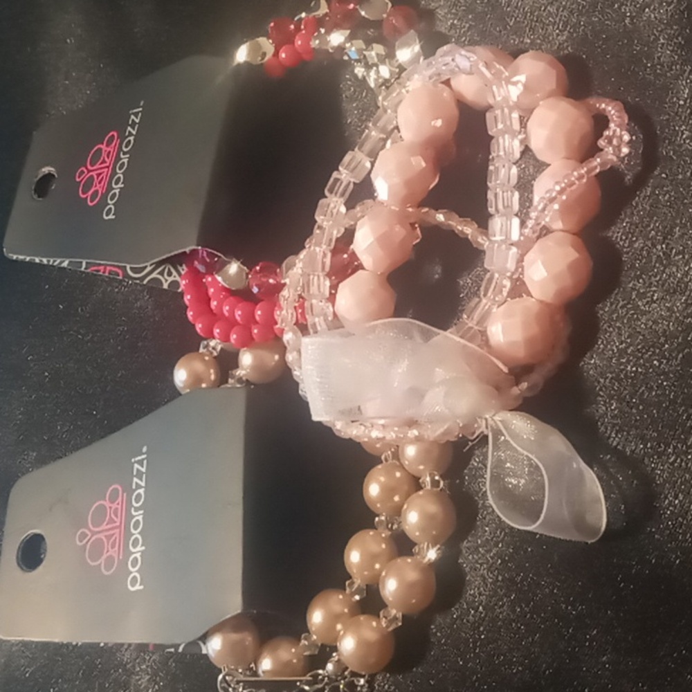 Girls jewelry beaded bracelets 3 sets bracelets in all new